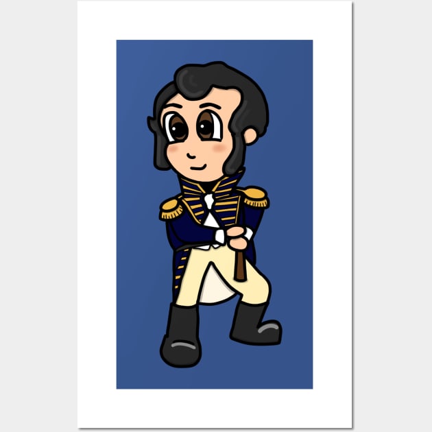 Chibi Stephen Decatur (Small Print) Wall Art by Aeriskate